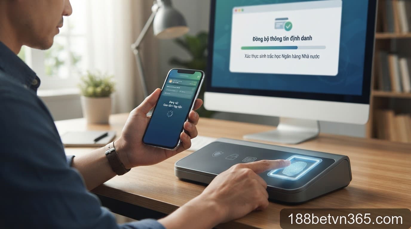 Cập nhật sinh trắc học ngân hàng 2026: Tác động đến lệnh nạp/rút tại 188BET