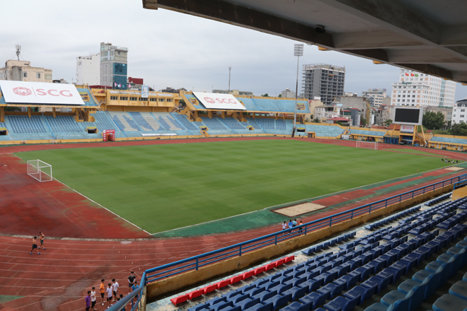 San van dong Hang Day Ha Noi noi CAHN tiep Nam Dinh ngay 10/5/2026 vong 22 V-League