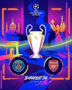 Saka và Hakimi đối đầu trên hành lang phải tại UCL Final Budapest